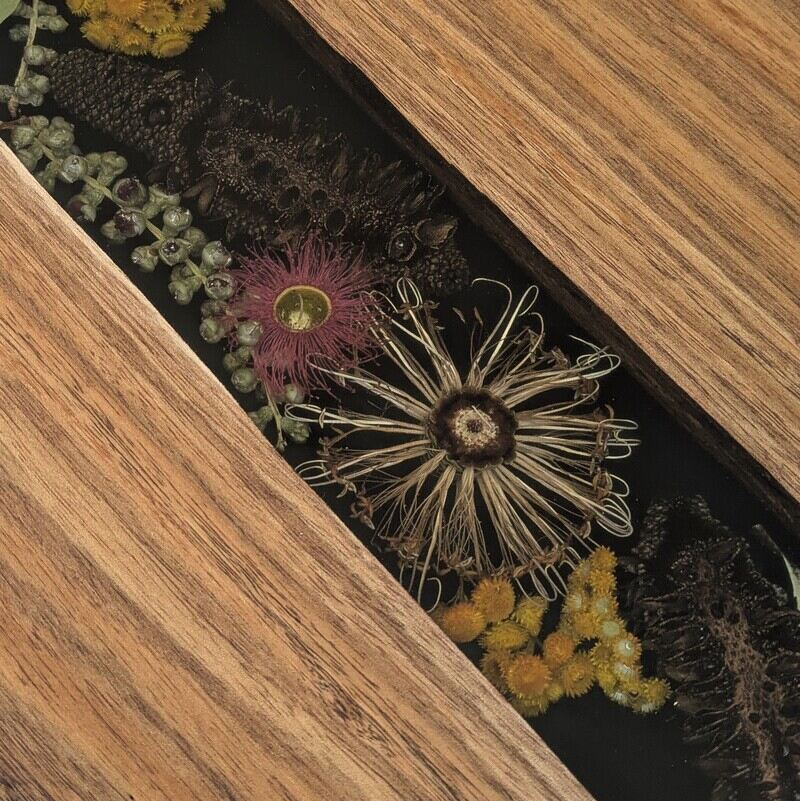 Handcrafted from locally sourced timber, this elegant board showcases a striking floral design inspired by the beauty of the Australian bush. Whether your hosting a brunch or a soiree, this versatile board is ideal for cheese, fruits, or hors d’oeuvres in style. Not only is it a stunning addition to any kitchen or dining space, but it also celebrates the unique flora of Australia. Give that special someone a gift that combines functionality, elegance, and a touch of Australian charm.